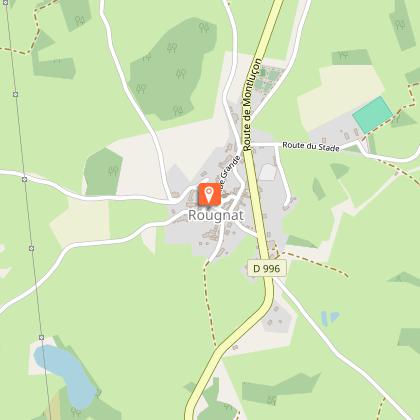 Rougnat (Bourg) : Aire de pique-nique et de jeux