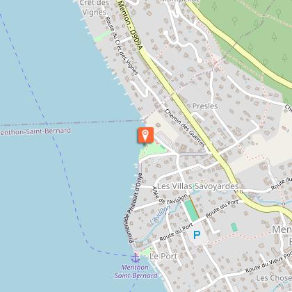 Plage municipale de Menthon-Saint-Bernard