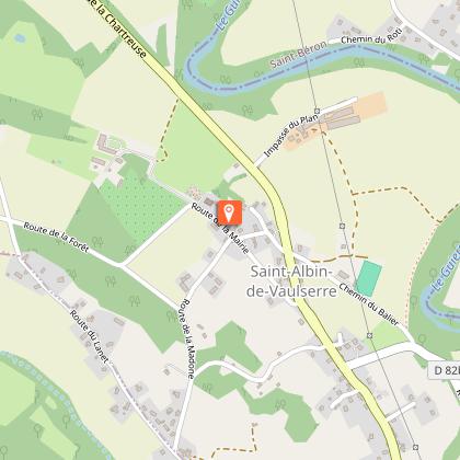 Picnic area - St Albin de Vaulserre Town Hall