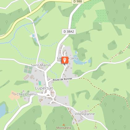 Lupersat (Place des Tilleuls) : Aire de pique-nique