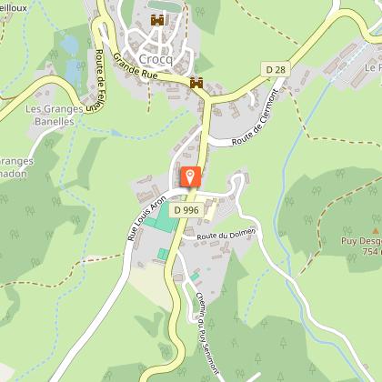 Crocq (Stade municipal) : Aire de pique-nique