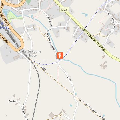 Point de vue sur la collégiale et le bourg du Dorat