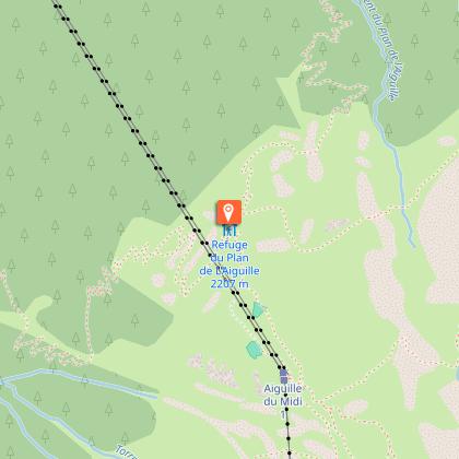 Plan de l'aiguille hut's restaurant