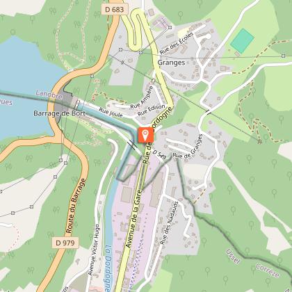 EDF dam of Bort-les-Orgues