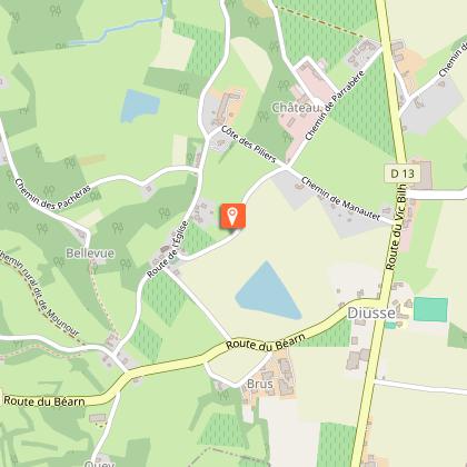 Salle de réunion, du Château de Diusse