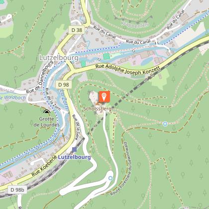 Aire de pique-nique Lutzelbourg château