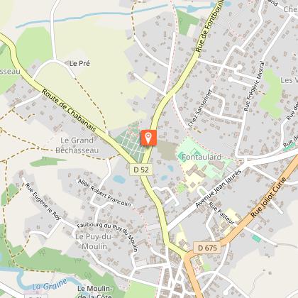 Cimetière de Rochechouart, tonneau de Léonce Chabernaud