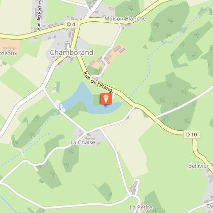 Plan d'eau de Chamborand