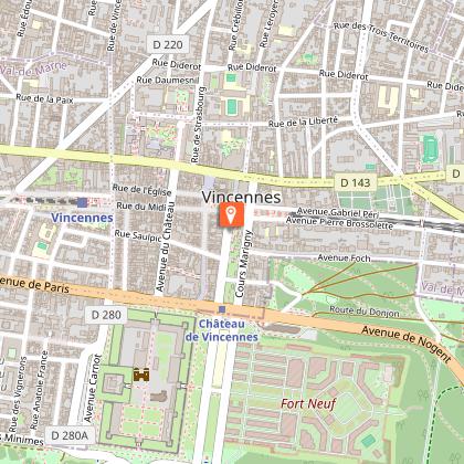 Heritage panel: the statue of the general Daumesnil