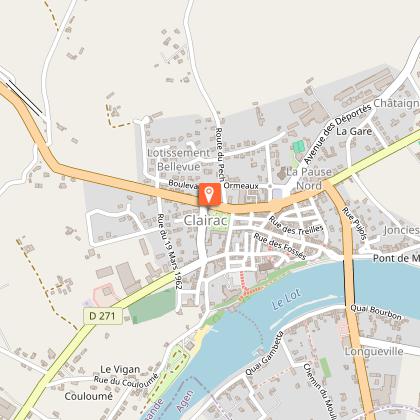 Balade nocturne à Clairac, ville médiévale…