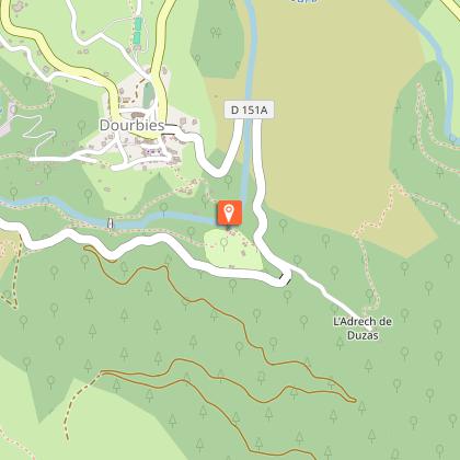 La Pensière" lake at Dourbies