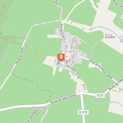 Aire de pique-nique à Francs