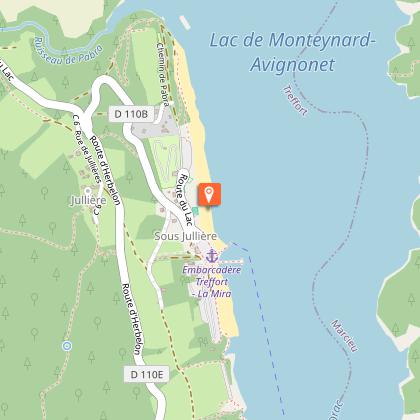 Trail of the Monteynard footbridges