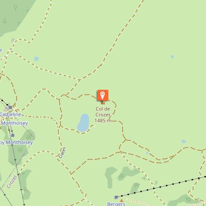 Col de Crozet orientation table