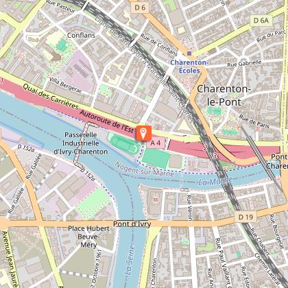 Cycle path between the Diagana track and the Henri-Guérin stadium