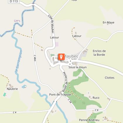 Maubec village
