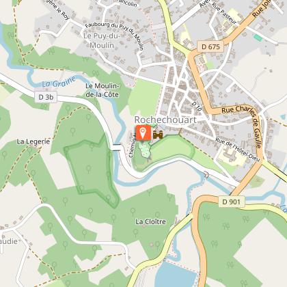 Aire de pique-nique des allées du château de Rochechouart