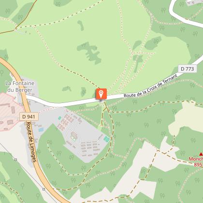 Sorties volcanique et tectonique entre dômes et faille (croix de Ternant)