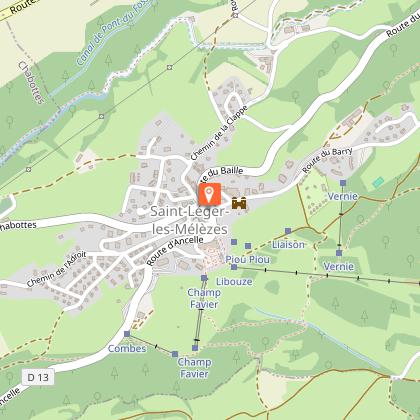 Village de Saint-Léger-les-Mélèzes
