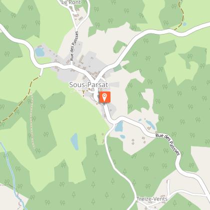 Lavoirs et fontaine de Sous Parsat