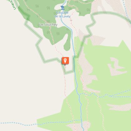 A flag on the rock: the central area of the National Park.