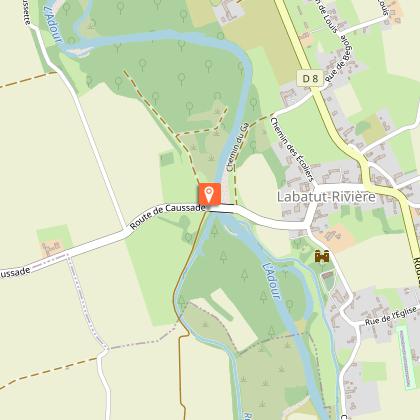 Aire de pique nique au bord de l'Adour