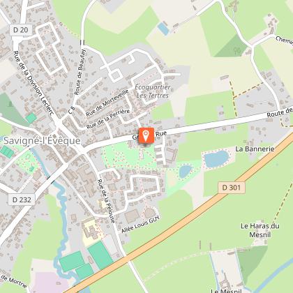 Commune fleurie de Savigné-l'Évêque