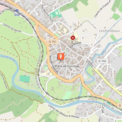 Emplacement de l'Académie et du Collège protestants