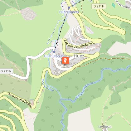 Dans les rues d'Huez village