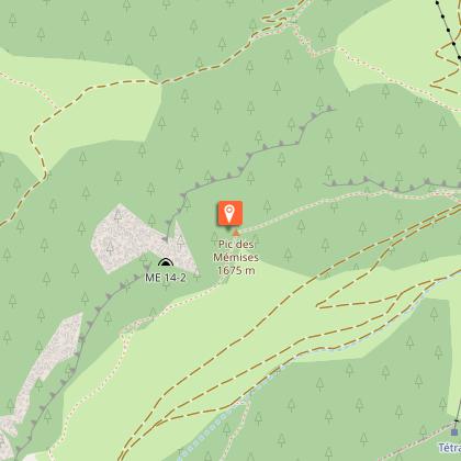 Panorama of Pic des Mémises