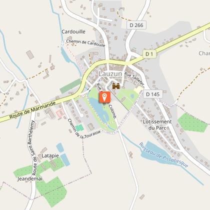 Aire de camping-cars de Lauzun