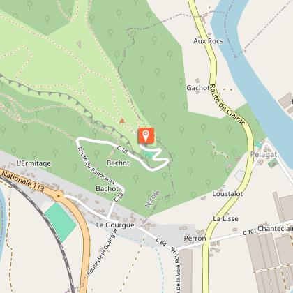 Point de vue et table d'orientation du Pech-de-Berre