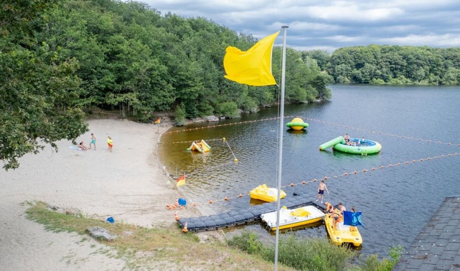 Le tour du Lac des Galens - travaux en cours s ...