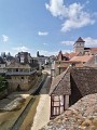 Vue sur Salies-de-Béarn et ses toits de tuiles plates