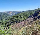 Vue sur la vallée du ruisseau de Gaycre