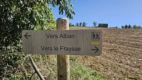 Possibilité de rejoindre Alban ou joindre le Fraysse
