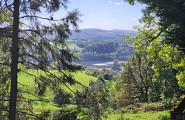 Point de vue sur Razisse et le château de Grandval