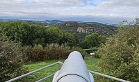 Longue vue du panorama de la chapelle