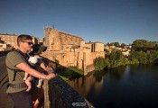Sur le pont de l'abbaye St-Michel, Gaillac