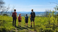 Vue sur les hauteurs de la Pène de Mûr