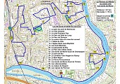 Parcours de la randonnée du Perreux
