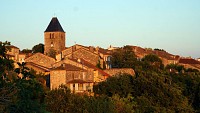 Vue sur le village de Beauville