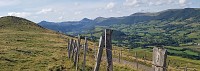 Le Claux et les contreforts du plateau du Limon
