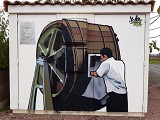 poste ERDF graffé