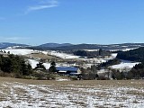 Vue sur les monts ardéchois