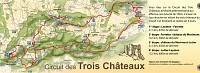 Carte du circuit des trois châteaux