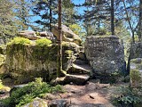 Circuit rando - le Koenigsstuhl et la roche du Tétras par Saint-Alexis