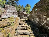 Circuit rando - le Koenigsstuhl et la roche du Tétras par Saint-Alexis
