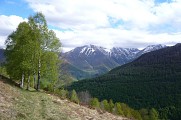 Vue sur les sommets
