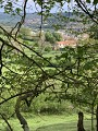 vue du chemin qui monte sur les hauteurs de Saint-Girons